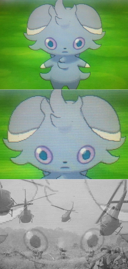 Espurr: You weren't there man! You weren't there!