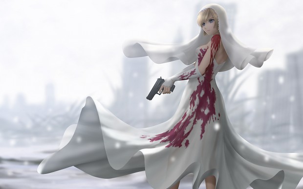 Fan art of Aya from the anime Parasite Eve