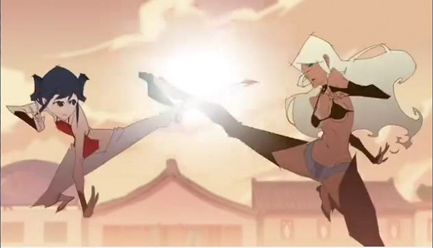 Anime kung fu girl