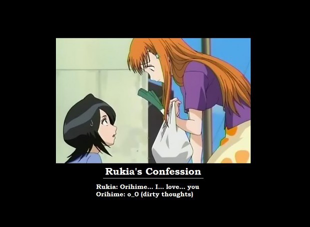 Rukia's confession