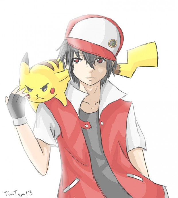 Trainer Red drawing