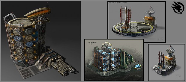 Tiberium Wars GDI structure concept art