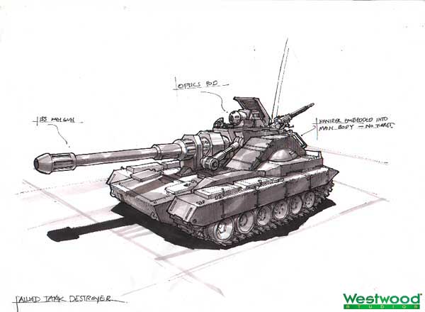 RA2 German Tank Destroyer Concept