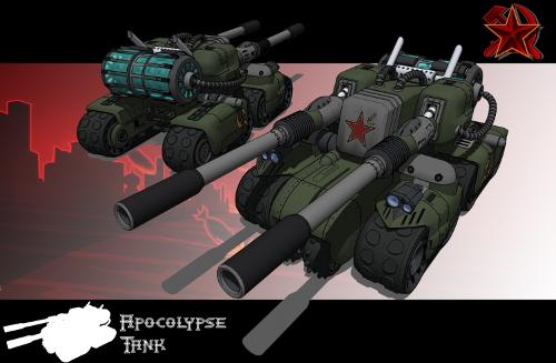 RA3 apocalypse tank concept
