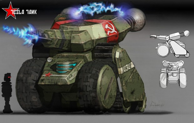Red Alert 3: early concept art