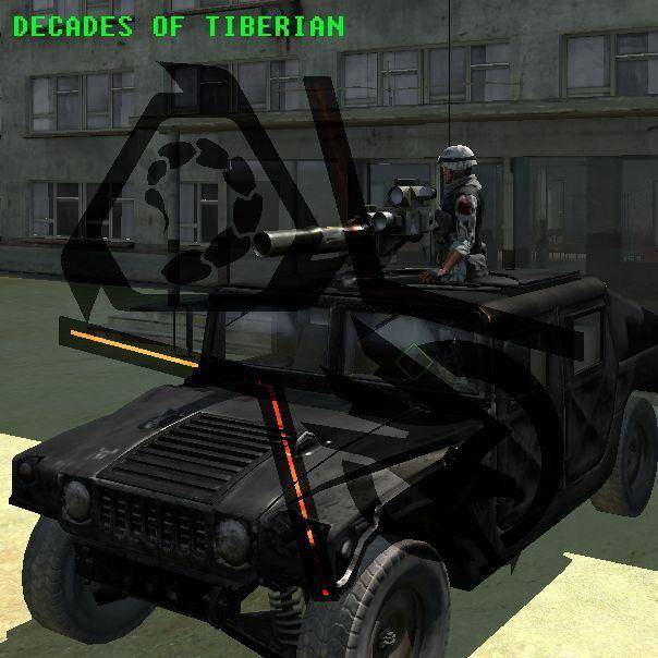 Decades of Tiberian ArmA 2 mod - Nod Humvee
