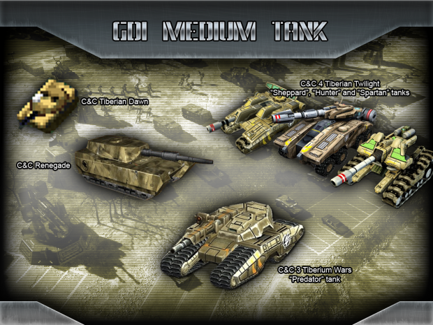 Unit Evolution: GDI Medium Tank