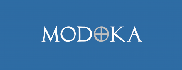 Modoka Logo - Solid Blue