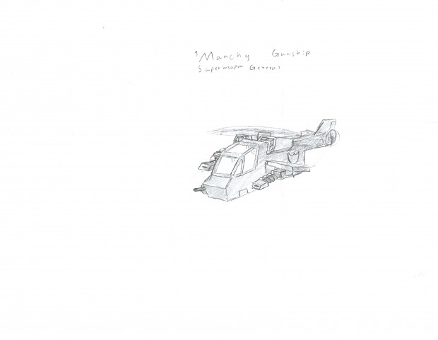 'Manchy Gunship Concept Art