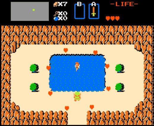 Zelda NES Cover & Screenshots