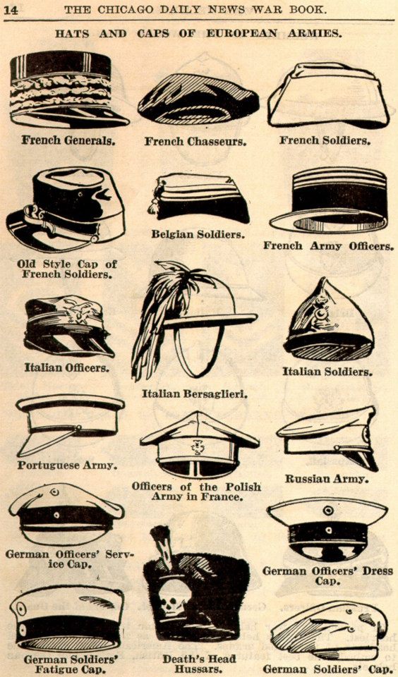Hats and Caps of the Great War