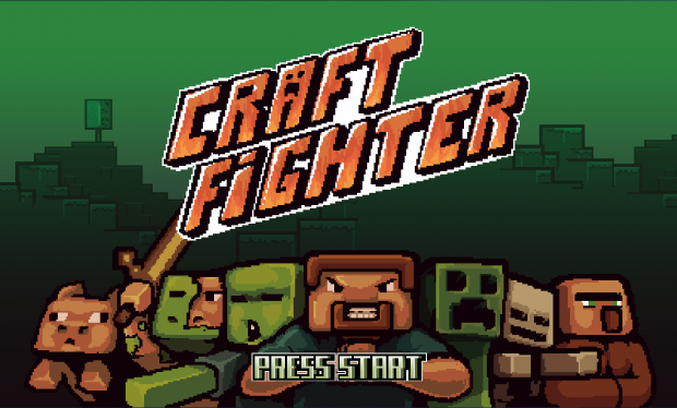 CraftFighter Title Screen