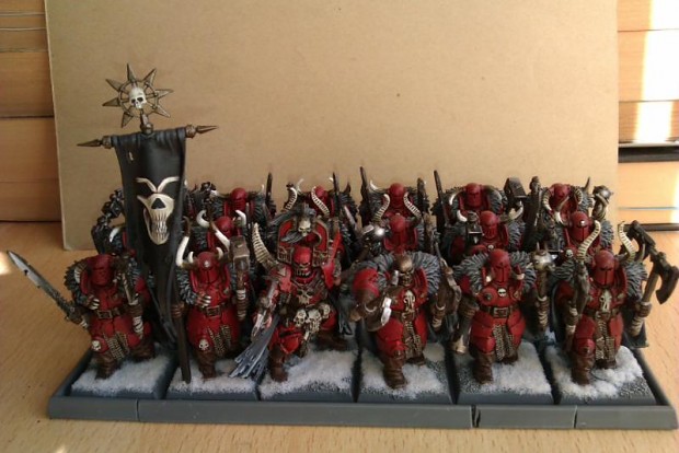 warhammer chaos and conquest khorne units