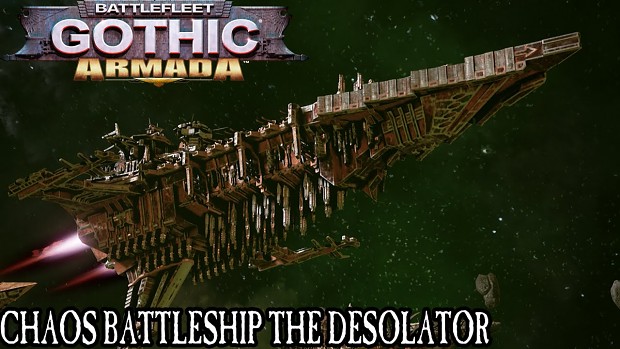 Battlefleet gothic - Chaos Battleship