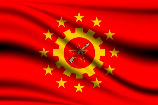 fictional communist flag
