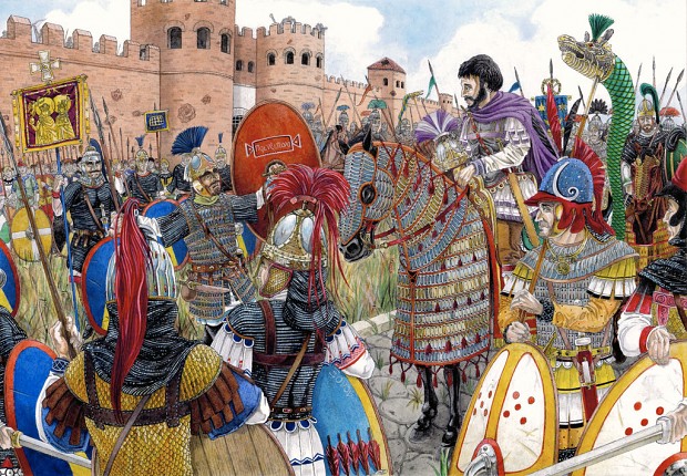 Belisarius under the walls of rome.