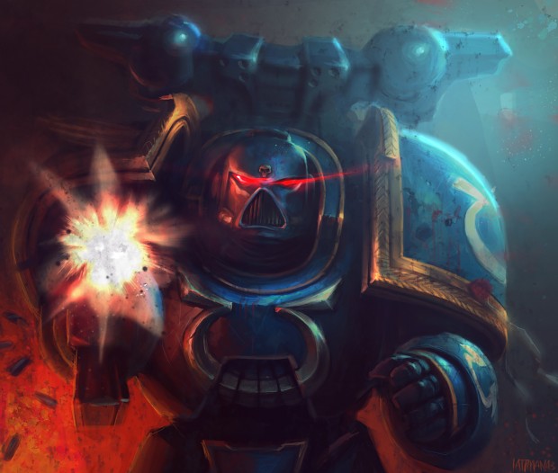 Smile or face the wrath of a Space Marine