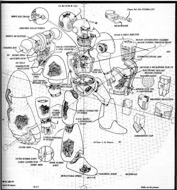 Corvus Armor diagram