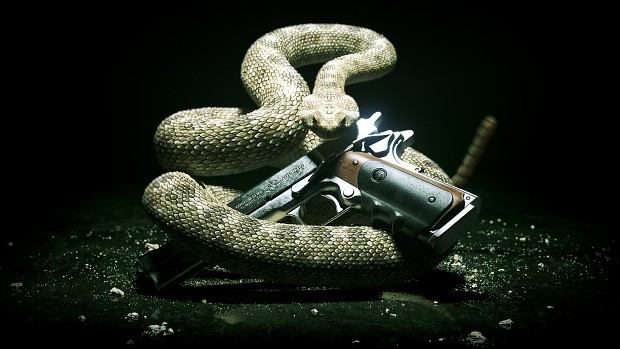 Gun Wallpaper Snake Venom