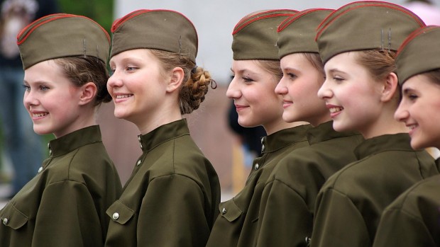 Russian Army girls