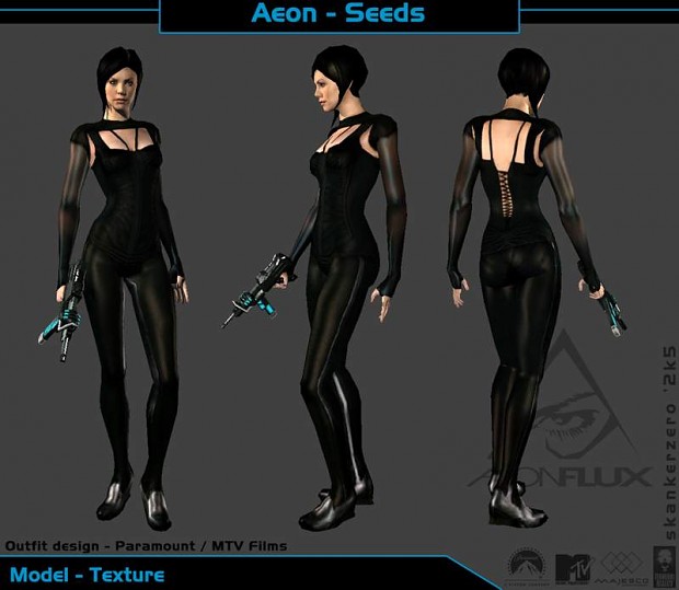 Aeon Flux 3D Renditions