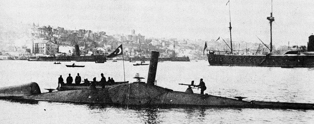 Ottoman Submarine Abdül Hamid Nordenfelt Class Sub