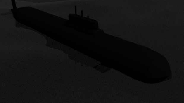 Dimitrij-class Russian submarine (rendering test)