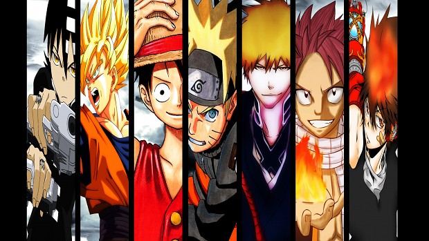 mix anime poster with frame dragonball onepiece naruto wall poster  Size13x98 inch Paper Print  Animation  Cartoons posters in India   Buy art film design movie music nature and educational  paintingswallpapers