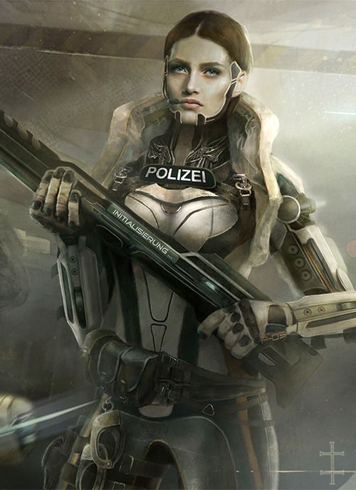 sci fi police concept