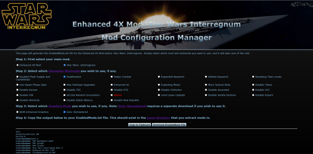 E4X/Interregnum Mod Manager