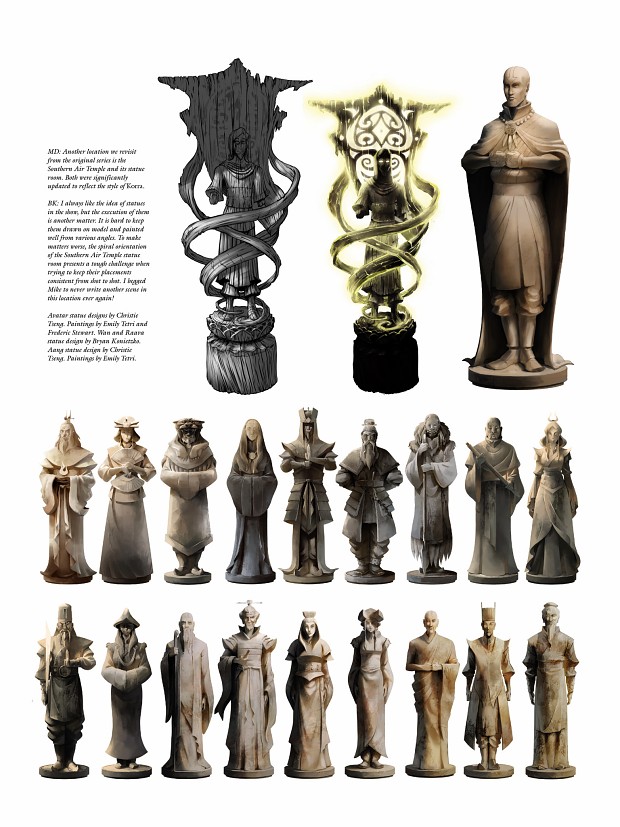 Avatar statues