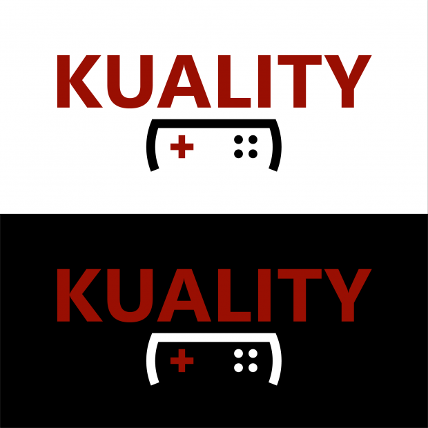 New Kuality Games Logo - Black & White