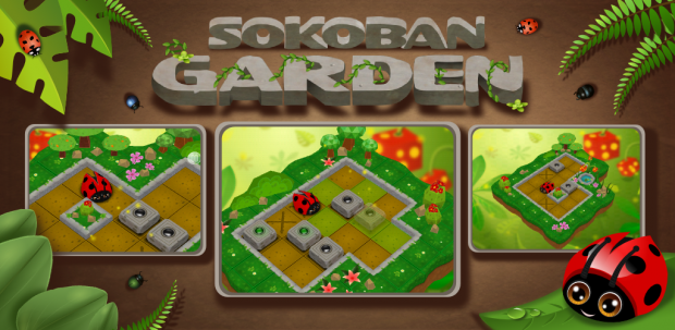 Sokoban Garden 3D - baner