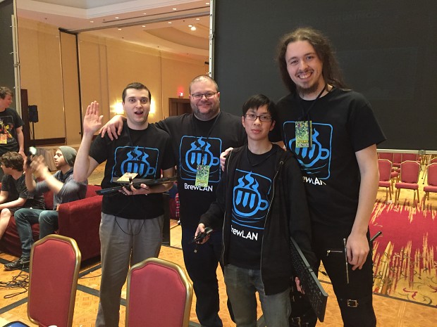 Giez in shirts at the 2017 AGDQ