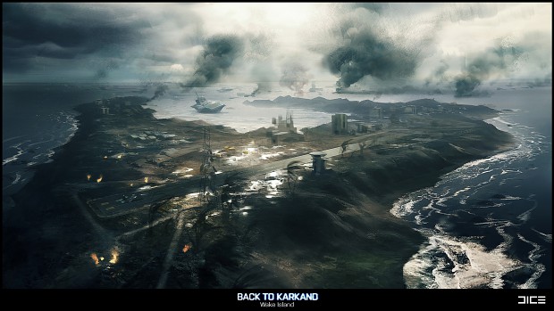 BF3 Back to Karkand Wake Island Concept