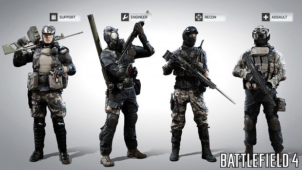 Battlefield 4™ Character Models