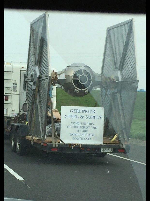 Stainless Steel TIE Fighter