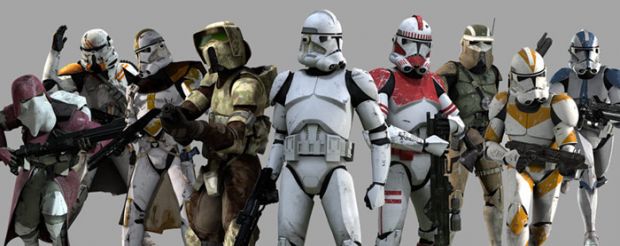 Soldiers of the "Battles of the Clone Wars"
