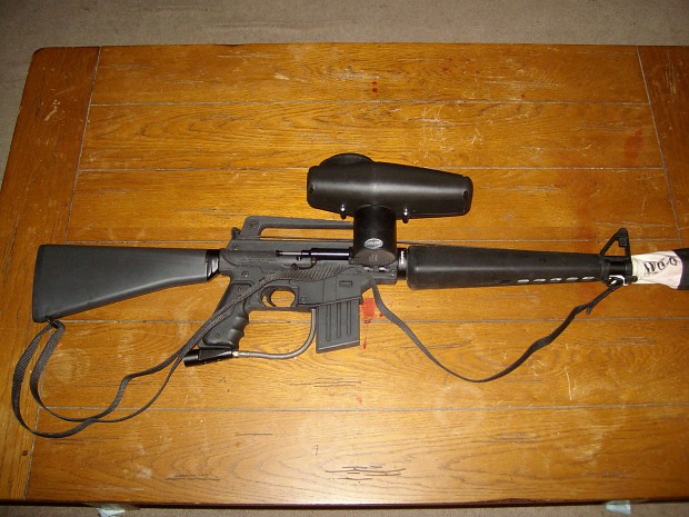 My Vietnam Style M16 Paintball Gun