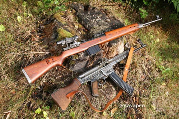 WWII GERMAN RILFES STG(MP)44 AND G43