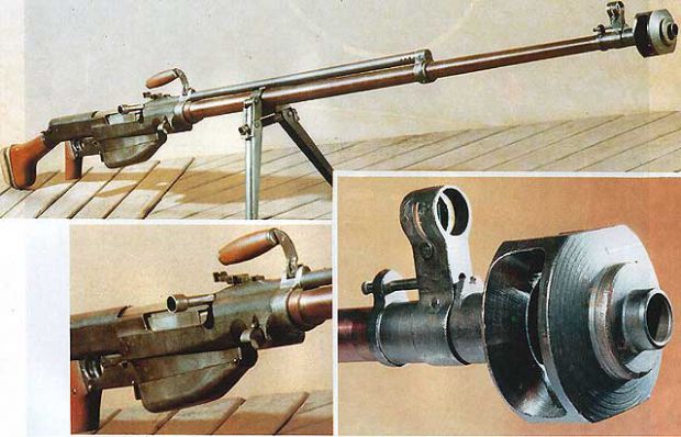 PTRS-41 anti tank rifle