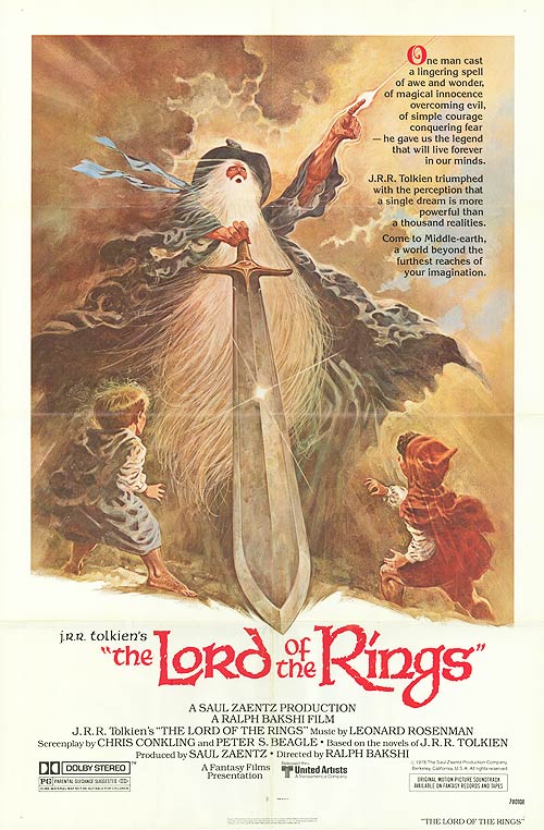 Lord of the Rings - Anime 1987 Movie - Cover