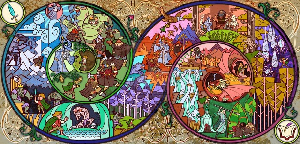 Stained Glass The Hobbit Artwork