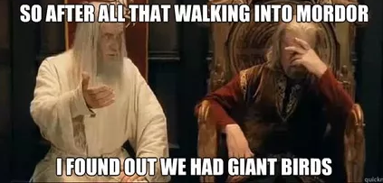Théoden & Gandalf - humour