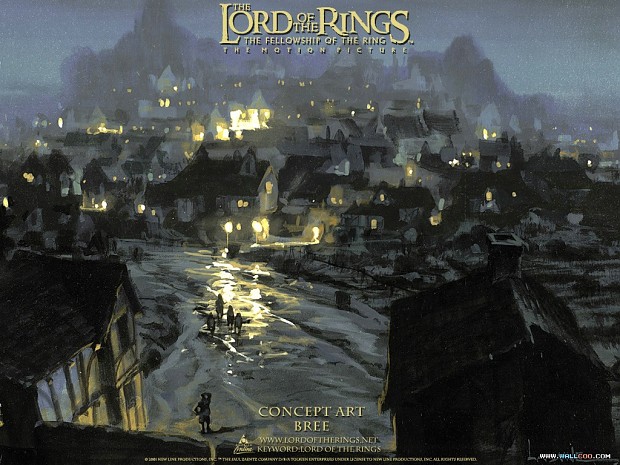 Lord of the Rings - Bree concept art