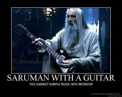 you cannot simply rock into mordor