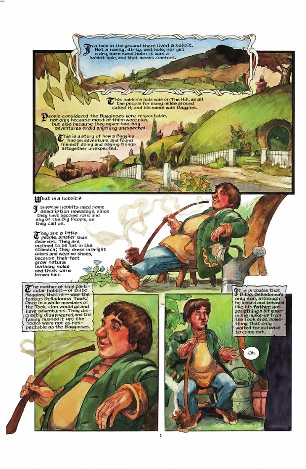 The Hobbit Graphic Novel pic 1