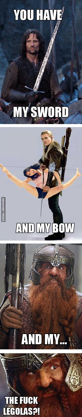 Legolas has a new bow