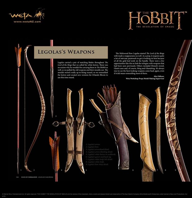 Elven weapons collection