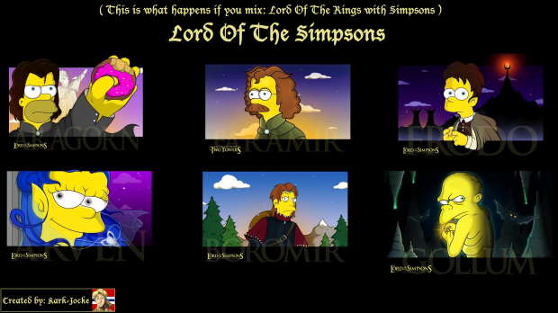 Lord Of The Rings + Simpsons =Lord of the Simpsons